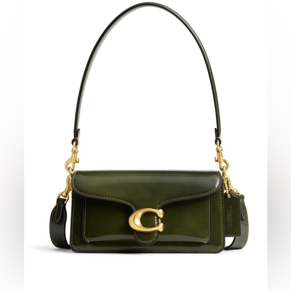 New! MINT CONDITION COACH Tabby Shoulder Bag 20 Spazzolato leather - Picture 11 of 12